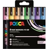 Posca - Medium Tip Pen - Pastel colors, 8 pc (401669)