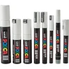 Posca - 8 Nib Size Baltas Set (401618)
