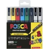 Posca POSCA Marker UNI PC-3M 6+2 Set