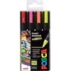 Posca - PC5M - Vidutinio galiuko rašiklis - Neoninės spalvos, 4 vnt