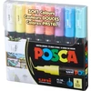 „Posca“ – PC1MC – „Extra Fine Bullet Tip“ rašiklis – švelnios spalvos, 8 vnt