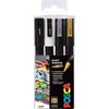Posca uni-ball PC-3M akrilinis žymeklis 0,9 - 1,3 mm, daugiaspalvis