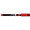 Žymeklis UNI Posca PC-1MR, adatiniu galu, 0.7 mm, raudonas