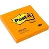 3M Lipnūs lapeliai Post-it Neon, 76 x 76 mm, 100 lapelių, oranžinė