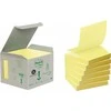 Post-It 3M Organiniai klijai Post- it _ Z- Pastabos su PEFC sertifikatu perdirbti, geltona, 76x76mm, 6 blokai 100 baudos