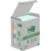Lipnūs lapeliai 3M Post-it® Recycling Assorted 38mmx51mm 6vnt. po 100 lapelių