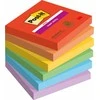 Lipnūs lapeliai 3M Post-it® Super Sticky Playful 76mmx76mm, 6vnt. po 90 lapelių