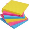 Post-It 3M Post-it® Super Sticky XL, CARNIVAL, su pamušalu, 101x101mm, 6x90 kortelės.
