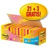 Post-it Broczek 654-NP24 76 x 76mm, spalvotas, 24 vienetai iš 100 (3M0761)