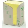 Ekologiškas lipdukų bloknotas „Post-it TOWER“, 76 x 127 mm, pastelinės geltonos spalvos, 16 vnt. po 100 lapų (3M0282)