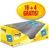 Post-it 3M 654Y-20 lipnus lapelis Kvadratas Geltona 100 lapai