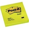 3M Lipnūs lapeliai Post-it Neon, 76 x 76 mm, 100 lapelių, geltona
