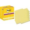 Lipnūs lapeliai 3M Post-it® Super Sticky 76mmx127mm 12vnt. po 90 lapelių, geltonos spalvos
