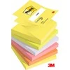 Lipnūs lapeliai Post-it Z-Notes, 76x76mm, neoninių spalvų, 6 vnt.