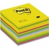 Lipnūs lapeliai Post-it Ultra kubas, 76 x 76 mm, 450 lapelių, įvairios spalvos