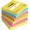 Lipnūs lapeliai 3M Post-it® Energetic, 76mmx76mm, 6 vnt.po 100 lapelių