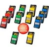 3M Post-it POS-IT kortelių (680 -P10 + 2), PP, 25.4x43.2mm, spalvų derinys, 10 + 2 NEMOKAMAI skatinimo rinkinys