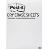 Post-it Dry- boused folija POST-IT ® Dry Trina (DefpicL- EU), 28x39cm, 15ark., balta