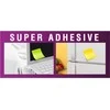 3M Lipnūs lapeliai Post-it Super sticky kubas, 76 x 76 mm, 350 lapelių, geltona