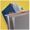 Indeksai 3M, Post-it, 50.8x38mm, spalvoti, plastikiniai, lenkti, kartotekiniams vokams (4x6) 0718-0