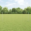 Lauko laukinė tvora su stulpais 25 x 0,8 m Sidabrinė Tinklelis