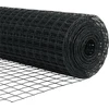Eurų tvora su betono baze 25 x 1,2 m PVC dengtas plienas Pilka