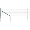 Hexagonal Fence with Post 10 x 0,4 m PVC dengtas plienas Žalia