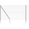 Hexagonal Fence with Post 25 x 1,6 m PVC dengtas plienas Pilka