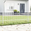 Sodo tvora BOXTEL 4 vnt. 6,8 x 0,6 m Miltelinis plienas Balta