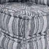 Modulinė sofa Audinys Pilkas spausdinimas 70 x 70 x 56 cm