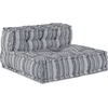 Modulinė sofa Audinys Pilkas spausdinimas 70 x 70 x 56 cm