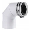 Poujoulat 80/125 adapteris VK (alkūninis) baltas