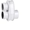 Poujoulat 80/125 skirstytuvas 2x80 baltas