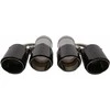 Poujoulat Duslintuvo antgalis 89 mm x 2 įleidimo anga 70 mm anglies pluošto blizgių detalių komplektas