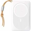 Išorinė baterija POWER BANK VEGER (VP1151) 10000mAh su belaidžiu įkrovikliu (Magsafe 15W) balta