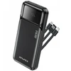 Nešiojamoji baterija Awei PA-91 10000mAh 22.5W PD 2xUSB-C + laidas juodas