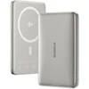 LiPo išorinis akumuliatorius (PowerBank) 10000mAh 27W su bevieliu QI2, magnetiniu laikikliu Magsafe Titanium Ultra-slim PicoGo AM41BASEUS