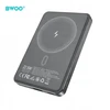 BWOO P82 BO 10000mah 15w power bank wireless charging dark pilkas