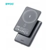 BWOO P80 nešiojama baterija PD 20W 10000 mAh su USB-C laidu ir juodu ekranu