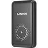 CANYON maitinimo blokas PB-1001 10000 mAh PD 18W QC 3.0 Wireless 10W Juodas