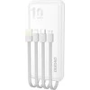 „Dudao K6Pro“ universalus 10 000 mAh maitinimo blokas su USB kabeliu, USB tipas C, žaibo juodas (K6Pro-juodas)