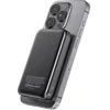 Extralink MagSafe 10000mAh Graphite | Maitinimo bankas | Maitinimo blokas, 38,5 Wh PD20W+15W USB-C USB-A