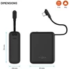 FIXED Zen 10 Loop Powerbank, 30W, 10 000 mAh, blac