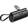 „Forcell F-Energy“ išorinė baterija „F5K3 PD 20W 5000 mAh“ su integruota USB C jungtimi, juoda