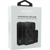 Guess Powerbank 15W GUPB5LP4GEGK 5000mAh juodos spalvos 4G odinis metalinis logotipas