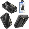Išorinė baterija Hoco 20000 mAh QC PD 22,5W su integruotais laidais USB C + Lightning Q37A juodas