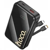 Išorinė baterija Hoco 20000 mAh QC PD 22,5W su integruotais laidais USB C + Lightning Q37A juodas