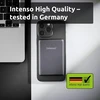 „Intenso Powerbank MW10000“ pilka 10000 mAh magnetinė belaidė baterija
