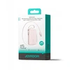 Joyroom JR-PR2L 10000mAh 35W išorinė baterija su integruotu ištraukiamu USB-C laidu ir „Lightning“ laidu ant virvelės - Rožinė