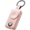 Joyroom Mini Powerbank raktų pakabukas 2000mAh 3W su Apple Watch įkrovikliu, rožinė